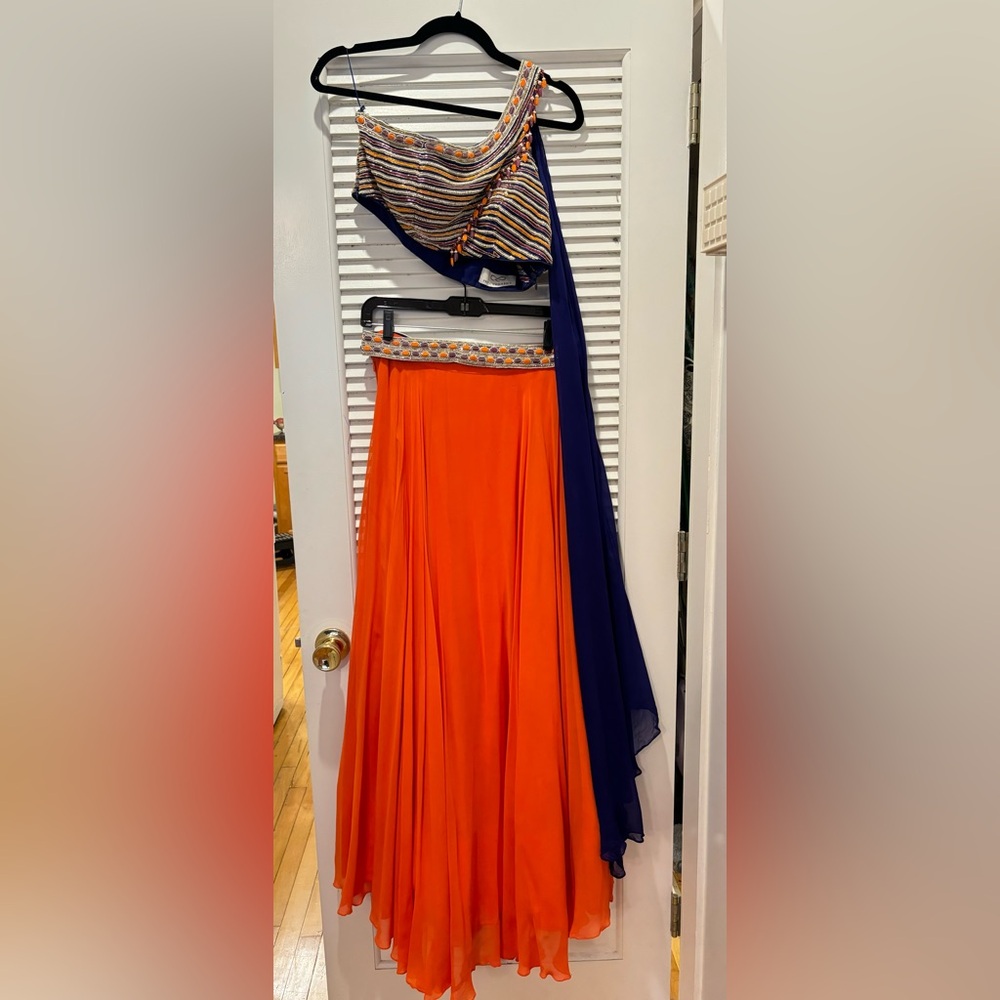 Lehenga Choli readymade! Custom made about a size 6/8.